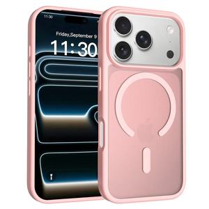Nhà Máy Frosted Armor không dây sạc Magnetic cho iPhone 17 Promax điện thoại trường hợp <span class=keywords><strong>Shell</strong></span> cho Iphone 17 16 15 chống sốc điện thoại trường hợp - Product Image 6