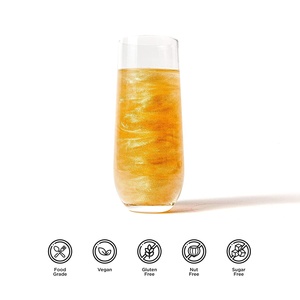 Spray de paillettes comestibles JIUPIN Gold - Paillettes comestibles pour boissons, aliments et décoration de gâteaux - Décorations pour gâteaux et desserts - 5g - Product Image 2