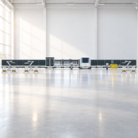 Ligne de production complète de double vitrage pour la fabrication d'unités de verre isolant pour fenêtres, portes, murs-rideaux et façades architecturales