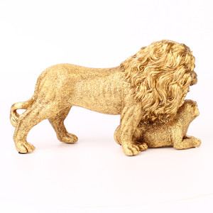 Ornamento <span class=keywords><strong>Leone</strong></span> Europeo in Resina Sintetica, Decorazione a Tema Animale per Mobile TV, Sala da Pranzo, Ufficio, Soggiorno, Regalo - Product Image 2