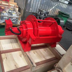 22000lbs 10ton Hydraulic Cable Pulling Single Drum <strong>Winch</strong> for Tow Truck/Crane/Wrecker/Recovery Truck/Trailer - Product Image 1