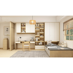 Tầng-đứng kệ sách tủ hiện đại nhiều lớp cao Rắn di động gỗ lưu trữ Kệ sách cho phòng khách - Product Image 2