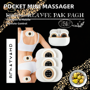 Masseur portable multifonctionnel pour la maison, massage du corps entier, impulsions électroniques EMS, tens sans fil, télécommande, cou, épaule, poche - Product Image 2