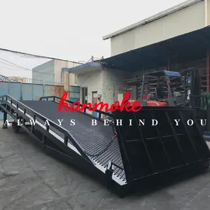 12 Ton Hydraulic Truck Unloading Ramps And Loading Ramp With Mobile Yard Ramp