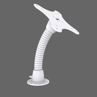 Support de tablette flexible et réglable à 360 degrés, en métal, avec col de cygne, support de bureau, capacité de 20 lb, inclinaison à 180 degrés, VESA 75/100 mm