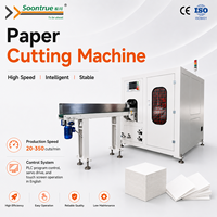 Soontrue-Máquina cortadora de sierra de tejido, fabricación de productos de tejido facial
