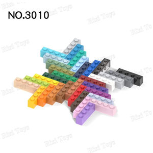 3010 20 adet DIY kalın tuğla 1x4 eğitim yaratıcı boyutu tuğla toplu modeli çocuk oyuncakları yapı taşları - Product Image 6
