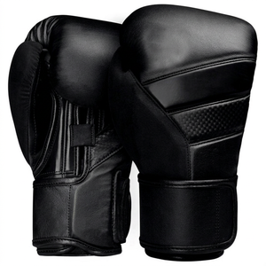 Guantes de Boxeo Deportivos Negros de Primera Calidad de BHUTTA ENTERPRISES, Diseño Superior, Protección Personalizable - Product Image 1