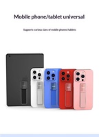 Support de téléphone portable en alliage Shiqiu, multifonctionnel, antidérapant, réglable en hauteur, avec sangle de maintien anti-perte, pliable et portable, pour lit et bureau
