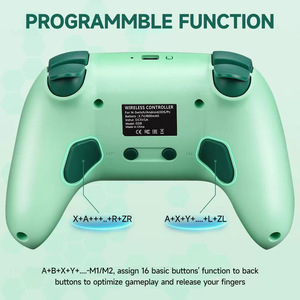ใช้งานร่วมกับคอนโทรลเลอร์เกม Nintendo Switch Pro พร้อมไฟ RGB ช่องต่อแบบ Type C คอนโทรลเลอร์เกมระดับ Elite - Product Image 3