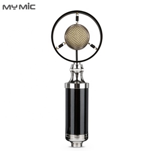 MY MIC T4Z Micrófono profesional con cable Retro XLR Micrófono de condensador Equipo de estudio para grabación de voz Canto con soporte de escritorio - Product Image 2
