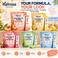 Poudre Électrolytique en Sachet pour Boisson, Complément Multivitaminé pour l'Hydratation et l'Entraînement, Marque Privée