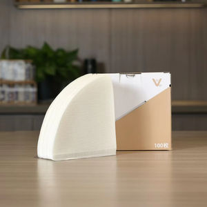 V01 <span class=keywords><strong>V02</strong></span> Ensemble de filtres à café en papier au design moderne et écologique à usage domestique avec cafetière et outils de ventouses - Product Image 2