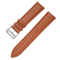 Vente en gros bracelet en cuir véritable de luxe OEM Montre 18/20/22/24mm Bracelets de montre en cuir à dégagement rapide pour montre intelligente