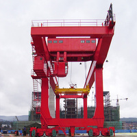 Grue portique sur rail de type RMG 30T pour la logistique des conteneurs en entrepôt