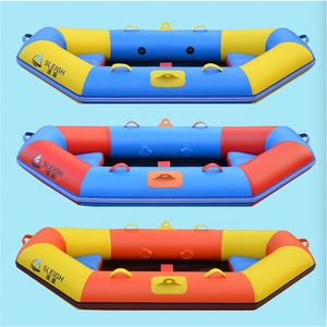 240cm slitta quadrata testa PVC gonfiabile fiume gommone 2 persone 2-capacità di canottaggio - Product Image 5