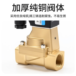 Válvula Electromagnética Blw 2W150-15A de Cobre AC220V DC24V para Equipos Industriales - Product Image 2