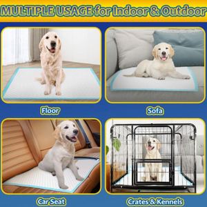 Tapis d'entraînement pour animaux de compagnie super absorbants, jetables, pour chiots - Product Image 5