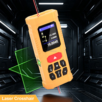 Télémètre laser bidirectionnel industriel portable haute précision 100M avec niveau électrique numérique