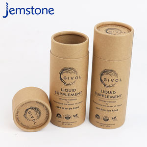 Contenedor de tubo de papel cilíndrico de impresión personalizada al por mayor de fábrica física para embalaje - Product Image 3