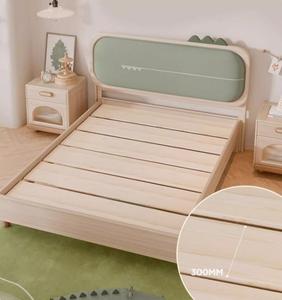<span class=keywords><strong>Lit</strong></span> simple pour garçons et filles tout en bois massif Design <span class=keywords><strong>original</strong></span> orienté croissance 1.2 mètres - Product Image 3