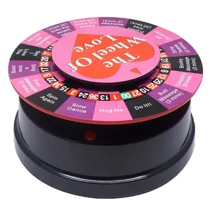 Mini juego sexual divertido en inglés, rueda de <span class=keywords><strong>ruleta</strong></span> electrónica, tocadiscos Sexy para amantes, juegos de amantes, juguetes de entretenimiento - Product Image 2