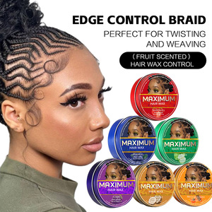 Cera para Peinar el Cabello de Fijación Fuerte para Hombres, <span class=keywords><strong>Gel</strong></span> de Alta Calidad para Control de Bordes, Cera para Peinar el Cabello Masculino de Fijación Fuerte - Product Image 5