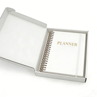 Carnet de notes écologique à spirale avec taille et pages personnalisables, option cadeau, sangle élastique et service d'impression personnalisée