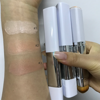 Fond de teint en stick waterproof à marque privée avec pinceau, SPF, fond de teint changeant de couleur pour un éclat de la peau