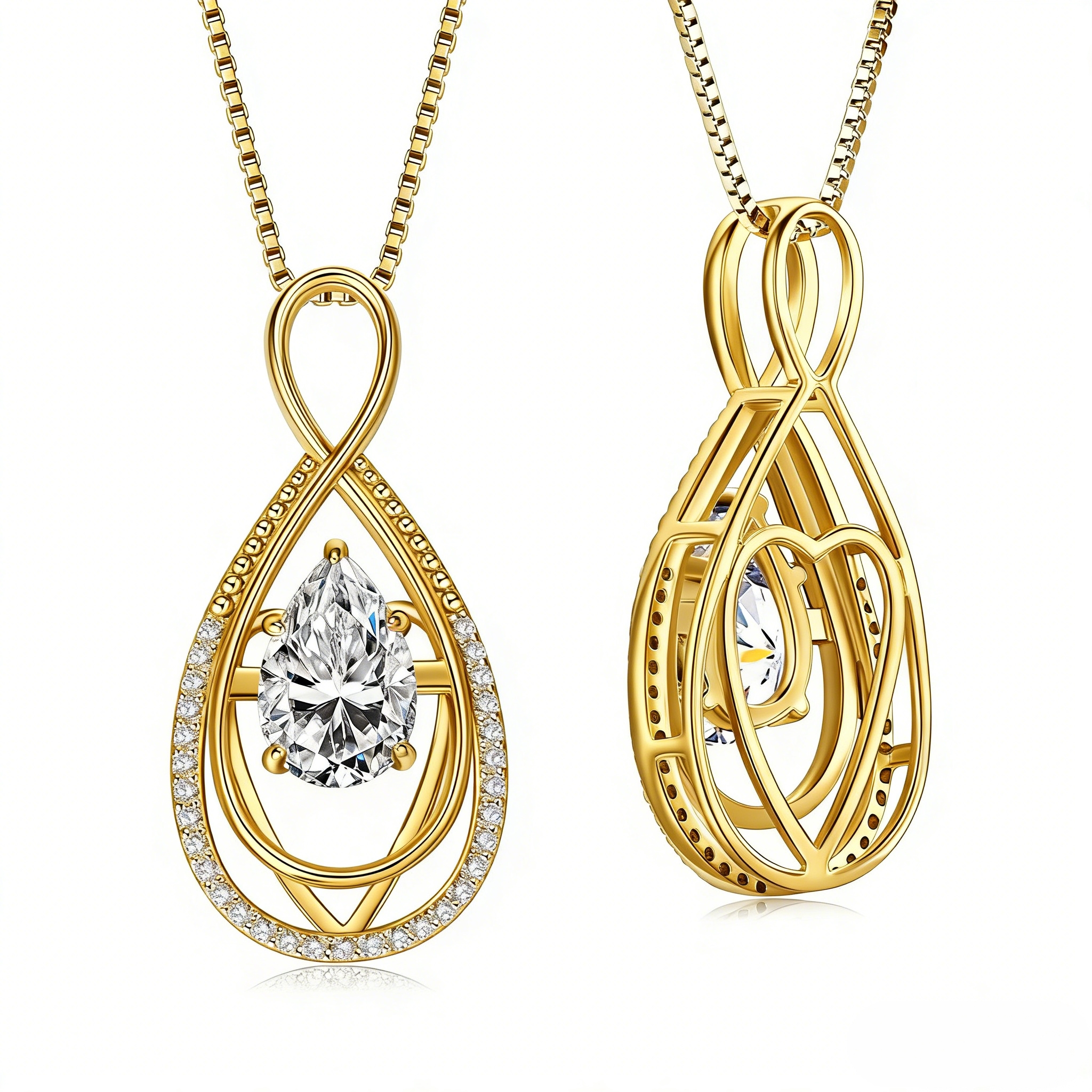 Collier éternel[KGold]5x8mm