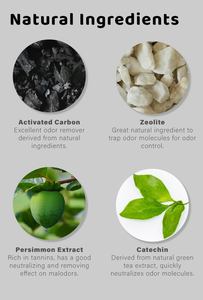 Desodorante para Areneros de Mascotas Hecho en Taiwán, 80g, Extracto de Té Verde para Control de Olores, Inhibe el Crecimiento de Bacterias, Natural - Product Image 2