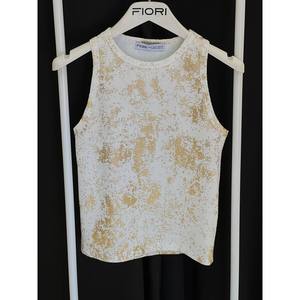 บอดี้สูทผู้หญิง Fiori แบบไร้สายรัดคอ ทรงคอกลม ผลิตจากผ้าสแปนเด็กซ์และโพลีเอสเตอร์ ระบายอากาศได้ดี พิมพ์ลายด้วยเทคนิคการถ่ายเทความร้อน เหมาะสำหรับชุดกีฬา - Product Image 1