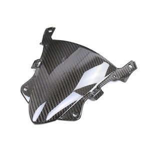 กระจกบังลมคาร์บอนไฟเบอร์แห้ง 3K สำหรับ Kawasaki Ninja ZX-4R ZX-4RR 2020-2025 ชิวบังลมมอเตอร์ไซค์แบบแอโรไดนามิก - Product Image 2