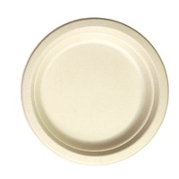 Emballage de couverts de vaisselle jetable biodégradable compostable sans PFAS assiettes de 6 pouces bagasse de voyage en bambou de canne à sucre