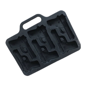 Moule à glaçons en silicone moderne <span class=keywords><strong>de</strong></span> qualité alimentaire, en forme <span class=keywords><strong>de</strong></span> petit pistolet, écologique, pour bricolage, outils <span class=keywords><strong>de</strong></span> pâtisserie - Product Image 3