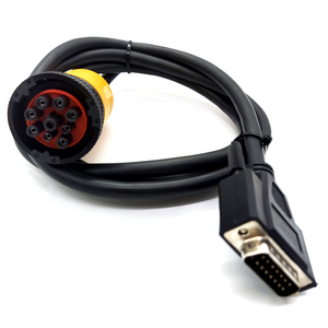 9pin jeto tipe 2 steker ke DB15 pin kabel diagnostik profesional kabel truk tugas berat kabel truk - Product Image 5