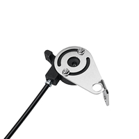 Silencieux d'échappement en acier inoxydable pour moto, avec valve d'échappement à ouverture manuelle et insert DB Killer