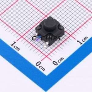 SMG-13T-H055A1 Tactile Switch SMD-4P,6.2x6.2mm Switch Single Pole Single Throw Round Button 2.5N 6.15mm - Product Image 1