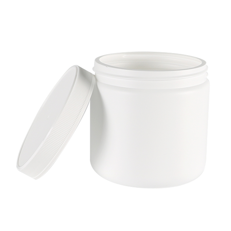 Opaque White HDPE Jar 480ml with Induction Seal for Health & Wellness Products