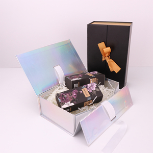 Custom Design Hand Made Beautiful packaging Gift <b>Box</b> White Cardboard <b>Magnetic</b> Folding Gift <b>Box</b> for Wedding Dress - Product Image 5