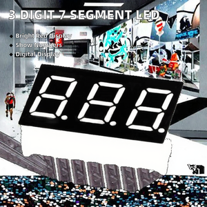 Module d'affichage LED à sept segments à 3 chiffres, 0,4 pouce, rouge, affichage numérique à 7 segments, affiche numérique, utilisation en intérieur, SDK, garantie 1 an - Product Image 2