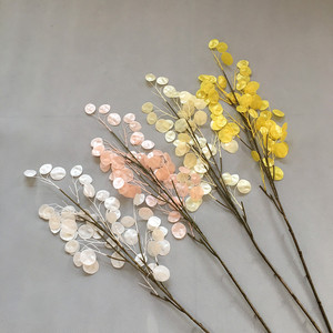 Fleur de coquille de couleur nacrée fleurs en plastique <span class=keywords><strong>Lunaria</strong></span> artificielle <span class=keywords><strong>Annua</strong></span> pour décor de mariage - Product Image 2