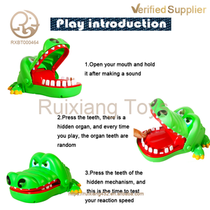 لعبة تمساح كبيرة مضحكة تعض الإصبع للأطفال من إنتاج المصنع، لعبة استخراج أسنان القرش الغريبة الجديدة للأطفال - Product Image 4