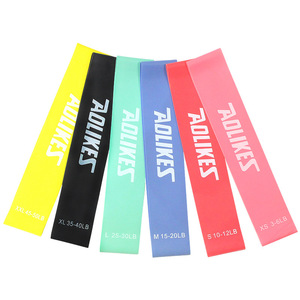 Bandes de résistance Aolikes 500 mm x 50 mm XXL XL L M S XS, équipement d'entraînement de yoga et de fitness - Product Image 1