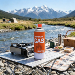 Vente en gros usine – <span class=keywords><strong>Bouteille</strong></span> <span class=keywords><strong>de</strong></span> <span class=keywords><strong>gaz</strong></span> butane portable en acier Umiko 220g (pureté 99,5%) <span class=keywords><strong>pour</strong></span> camping en extérieur, barbecue, mini-rechaud, <span class=keywords><strong>chalumeau</strong></span> - Product Image 1