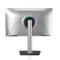 Monitores 1K con Base Fija Sin Marco, Pantalla Plana IPS de 23.8 Pulgadas para PC, Monitor de Juegos LED de Escritorio de 23.8 Pulgadas y 60Hz