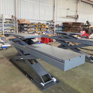 <span class=keywords><strong>Plateforme</strong></span> élévatrice à ciseaux double pour voitures, 4,5 tonnes, équipement de levage hydraulique pour garage - Product Image 1