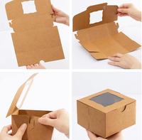 Boîtes à pâtisserie personnalisées en papier, résistantes aux UV et anti-déversement, pour mini-gâteaux, cupcakes, desserts, beignets et friandises