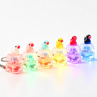 Joli bouton adhésif créatif DIY, clicker animal anti-stress lumineux, porte-clés pendentif, jouet sensoriel pour soulager le stress