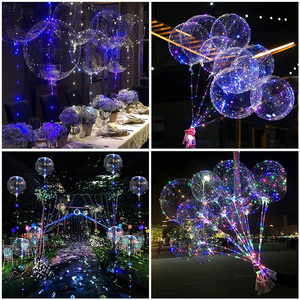 Haute qualité 18 pouces/20 pouces Transparent bobo <span class=keywords><strong>bulle</strong></span> ballons anniversaire <span class=keywords><strong>mariage</strong></span> décorations ballon en gros - Product Image 6